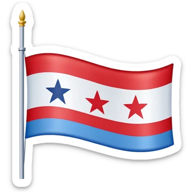Chicago flag sticker