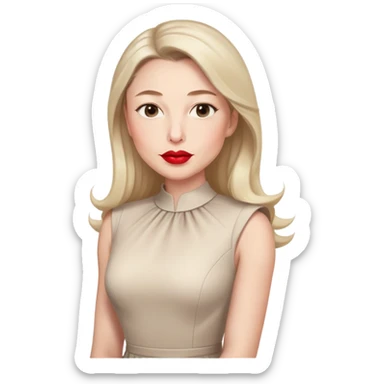 Elon musk dressed in drag sticker