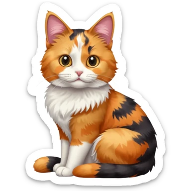 Calico chat drawing sticker