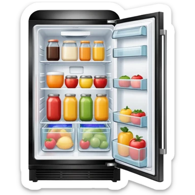 Open fridge  sticker