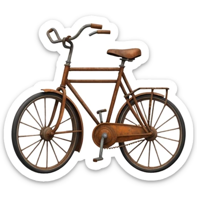 bicicleta vieja sticker