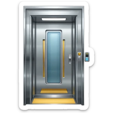 cute  simple elevato ,make it obvious that it’s an elevator  sticker