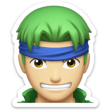 Roronoa Zoro One Piece sticker