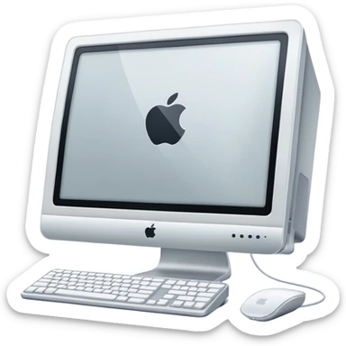 Apple iMac Y2K computer sticker
