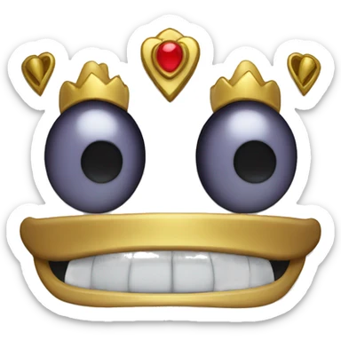 king-boo-hoo from mario game sticker