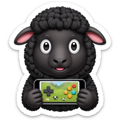 black sheepplayingvideogames sticker