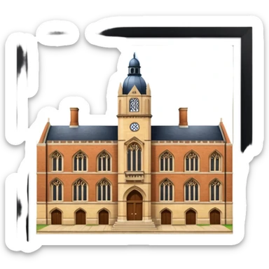 oxford university literature building sticker