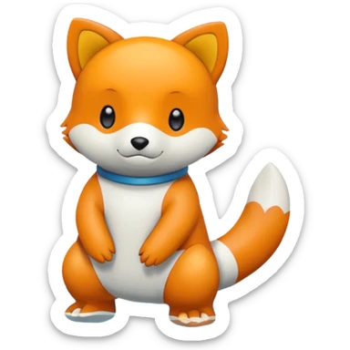 Buizel-Oshawott (full body) sticker