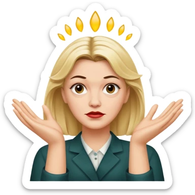 laura palmer hands' gesture sticker