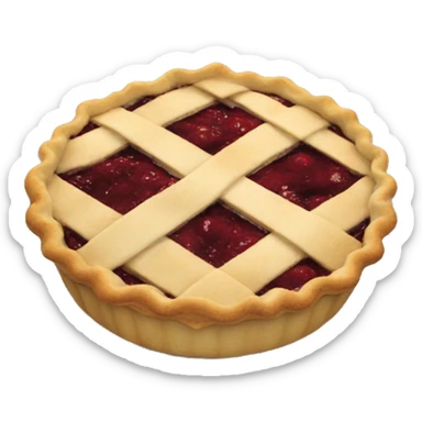 Pie sticker