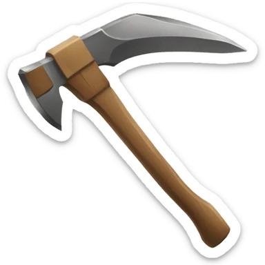 pickaxe sticker