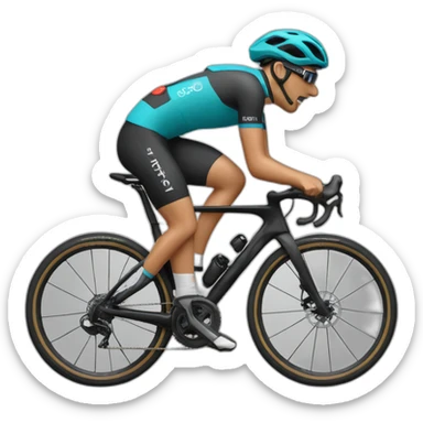 Peloton Mountain bike with rider sticker