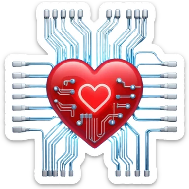 internet security heart sticker