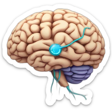 brain circuit sticker