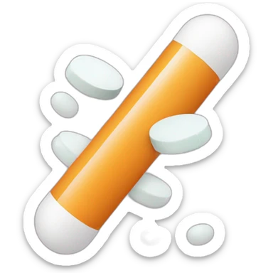 pill 💊 emoji And a 🚫 over the pill like this emoji but instead off the cigarette put the pill. 🚭 sticker