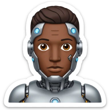 George Floyd Cyborg sticker