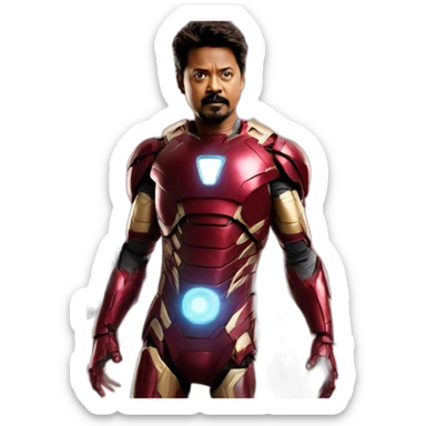 Thalapathy Vijay as ironman sticker