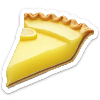 Lemon pie sticker