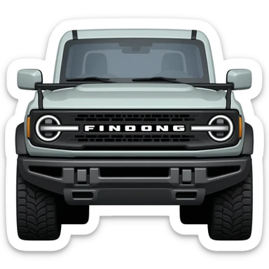 Ford  bronco sticker