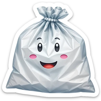 plastic bag sticker