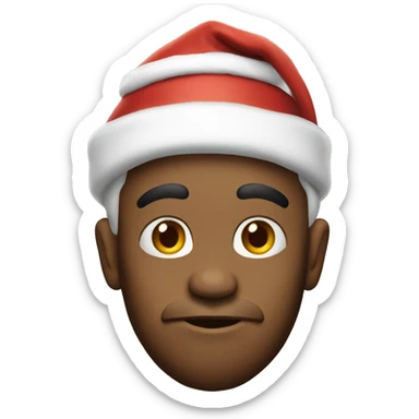 Skinny skinny skinny Santa Claus  sticker