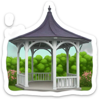 Beautiful gazebo sticker