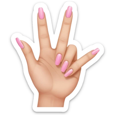 Like the middle finger flipping off emoji but with the pinky finger only (pinky finger flipping off) sticker