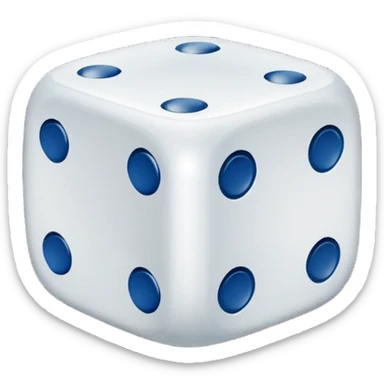 dice icon sticker