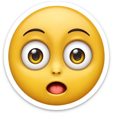 cringing emoji sticker