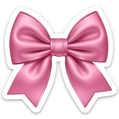 Cute bow sticker