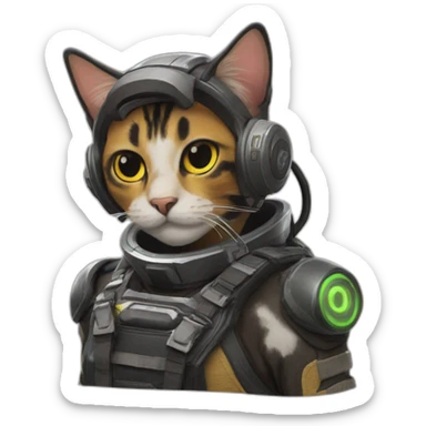 Octane Apex Legends with a cat sticker