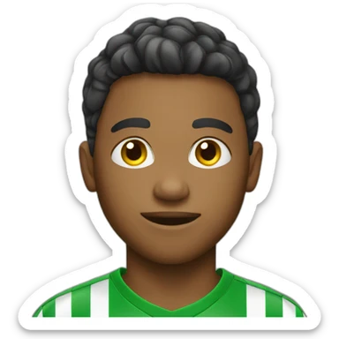 Soccer young boy  sticker