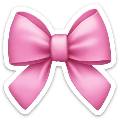 Pink bow  sticker