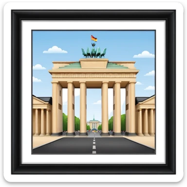 brandenburg gate sticker