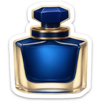 dark blue perfume  sticker
