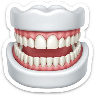 prosthetic insta denture  sticker