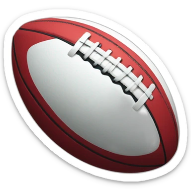 rugby ball sticker