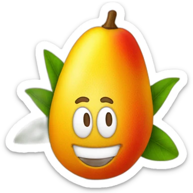 Mango with chili powder sticker