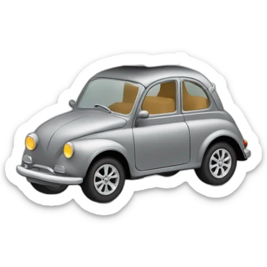 Car gris avec noté METROCARS sur le flan sticker