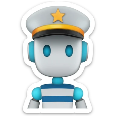 seafarer robot sticker