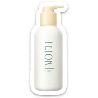 aesthetic body lotion sticker