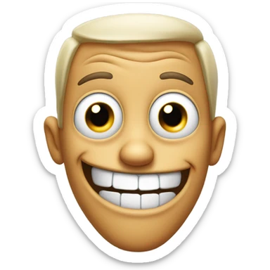 Goofy ahh face sticker