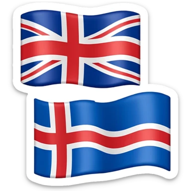 British Northern Ireland flag sticker