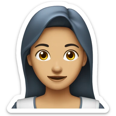 wanita tangan kanan seperti menelpon tangan kiri di hentakan  sticker