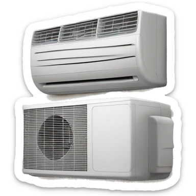 Wall air conditioner  sticker