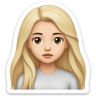 Esthetic girl  sticker