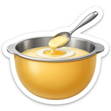 mixing bowl and baking preparation sticker