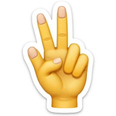 middle finger
 sticker