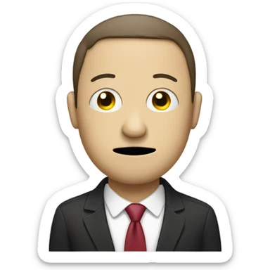 Poorly drawn stick figure sticker