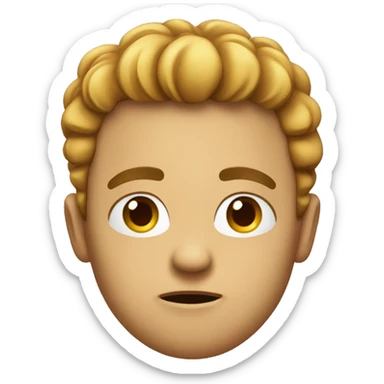 The 🤨 (face with raised eyebrow) emoji  sticker